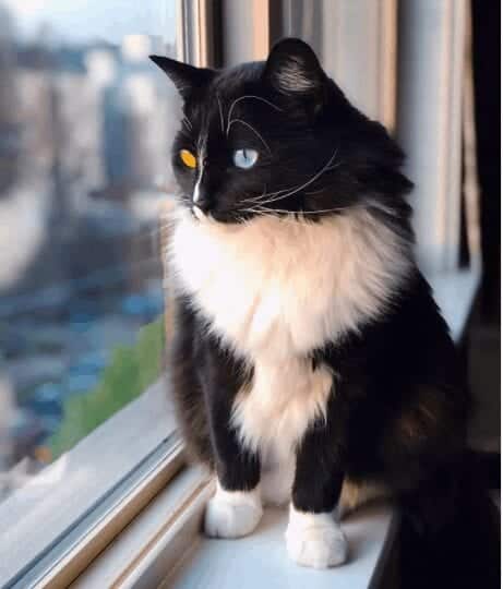 Bowie the Tuxedo Cat